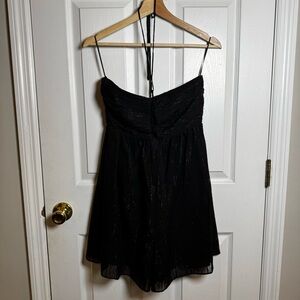 Mango Black Shimmer Halter Party Dress NWT Size Small From Their Committed Line